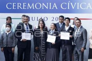 SAN ANDRÉS CHOLULA . CEREMONIA CÍVICA