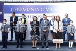 SAN ANDRÉS CHOLULA . CEREMONIA CÍVICA