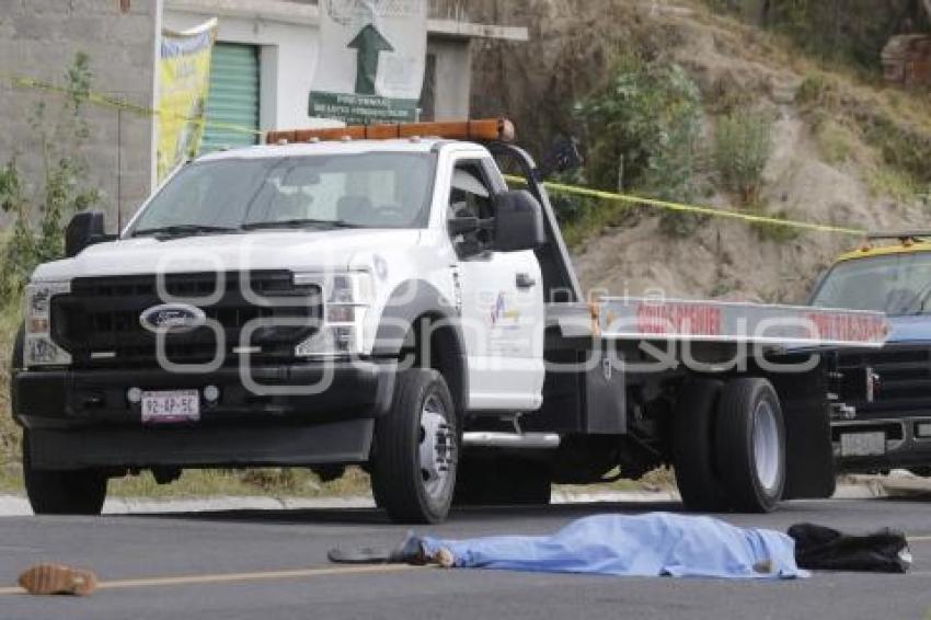 TLAXCALA . ACCIDENTE MOTOCICLETA