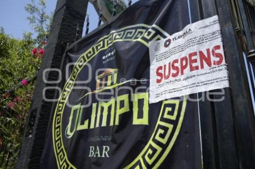 TLAXCALA . SUSPENSIÓN BAR