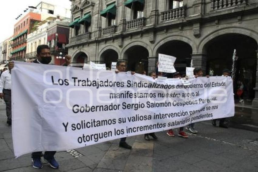 MANIFESTACIÓN SINDICALIZADOS