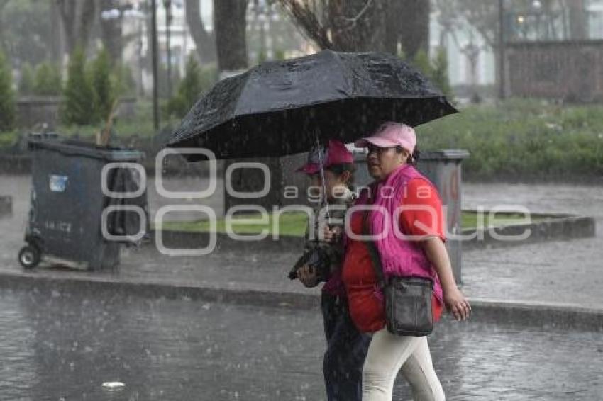 TLAXCALA . LLUVIA