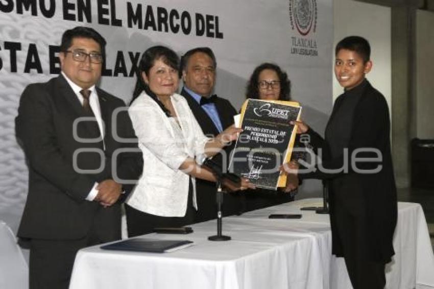 TLAXCALA . PREMIO ESTATAL PERIODISMO