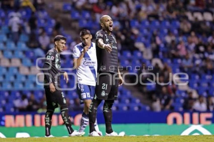 FÚTBOL . CLUB PUEBLA VS SANTOS