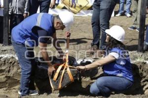 SAN ANDRÉS CHOLULA . PRIMERA PIEDRA PREESCOLAR