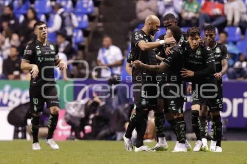 FÚTBOL . CLUB PUEBLA VS SANTOS