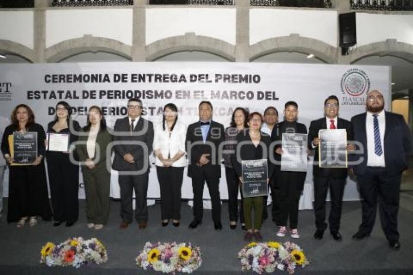 TLAXCALA . PREMIO ESTATAL PERIODISMO