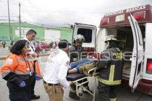 ACCIDENTE . CARRERA FEDERAL TEHUACÁN