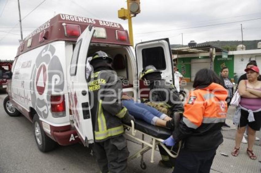 ACCIDENTE . CARRERA FEDERAL TEHUACÁN