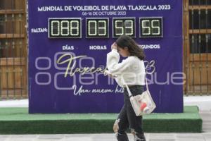 TLAXCALA . RELOJ VOLEIBOL