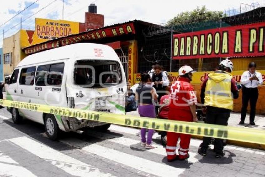 ACCIDENTE TRANSPORTE PÚBLICO