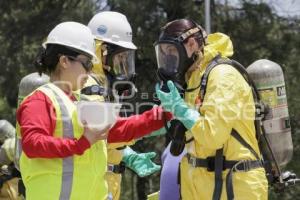 SIMULACRO DE EMERGENCIA QUÍMICA