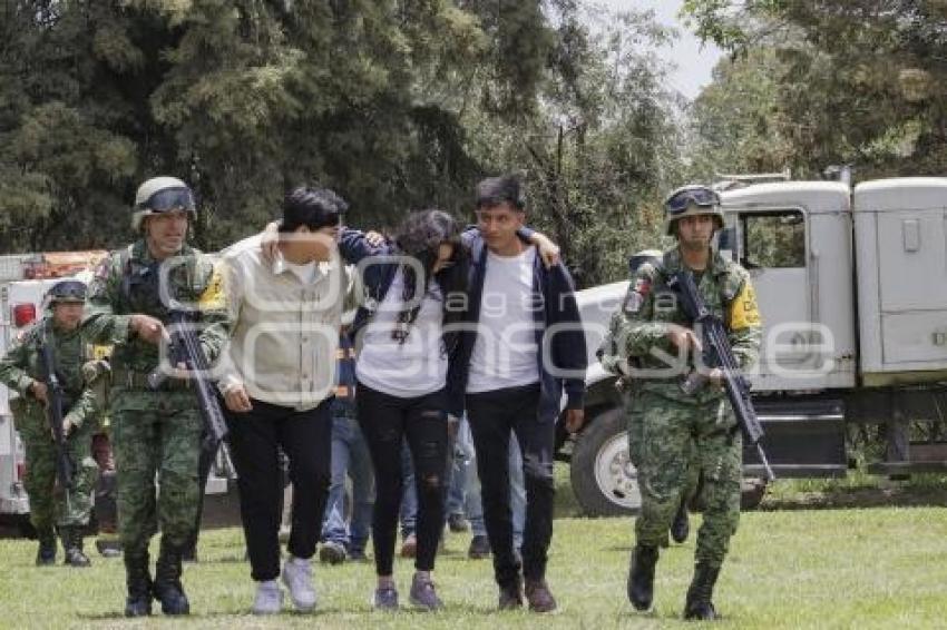 SIMULACRO DE EMERGENCIA QUÍMICA