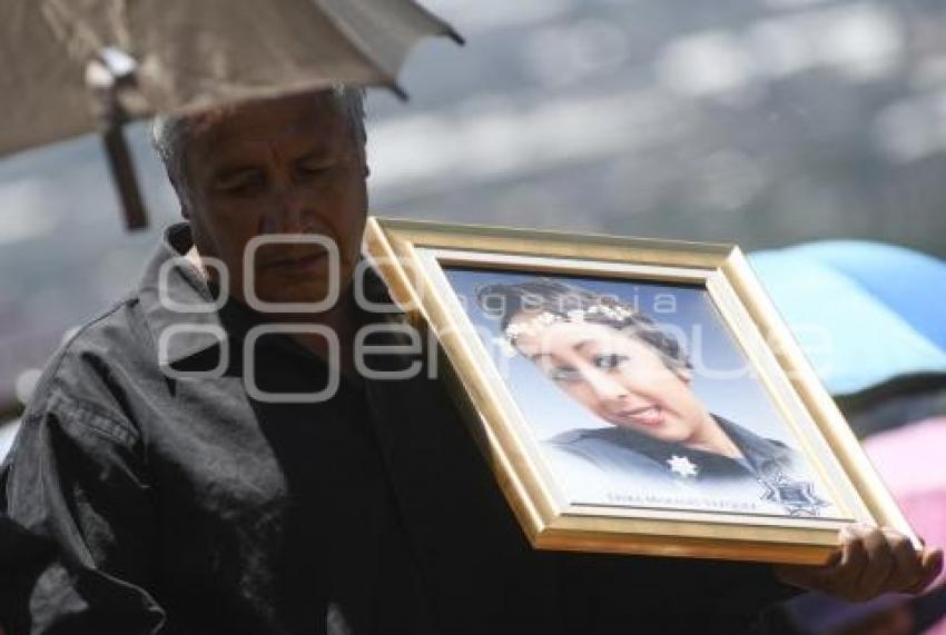 TLAXCALA . SEPELIO POLICÍA