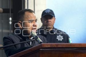 TLAXCALA . HOMENAJE POLICÍA