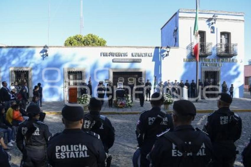 TLAXCALA . HOMENAJE POLICÍA