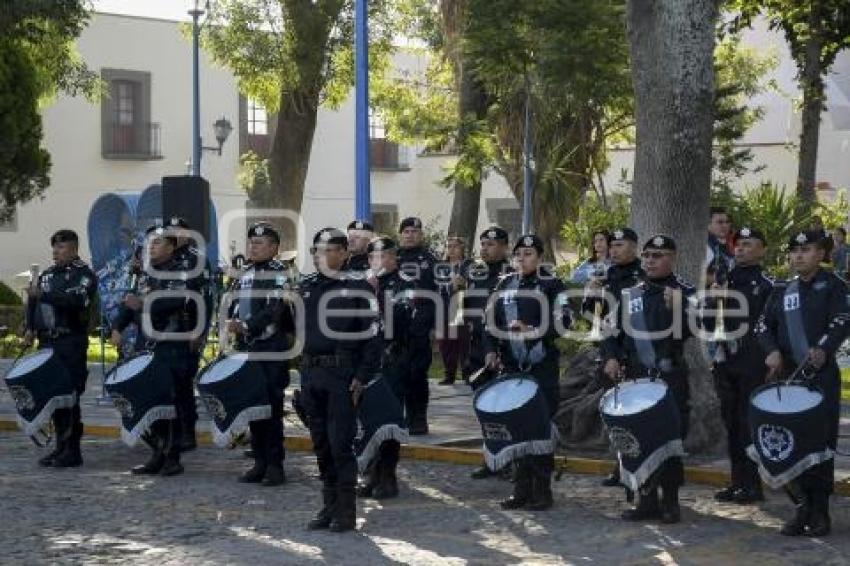 TLAXCALA . HOMENAJE POLICÍA