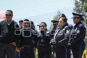 TLAXCALA . SEPELIO POLICÍA