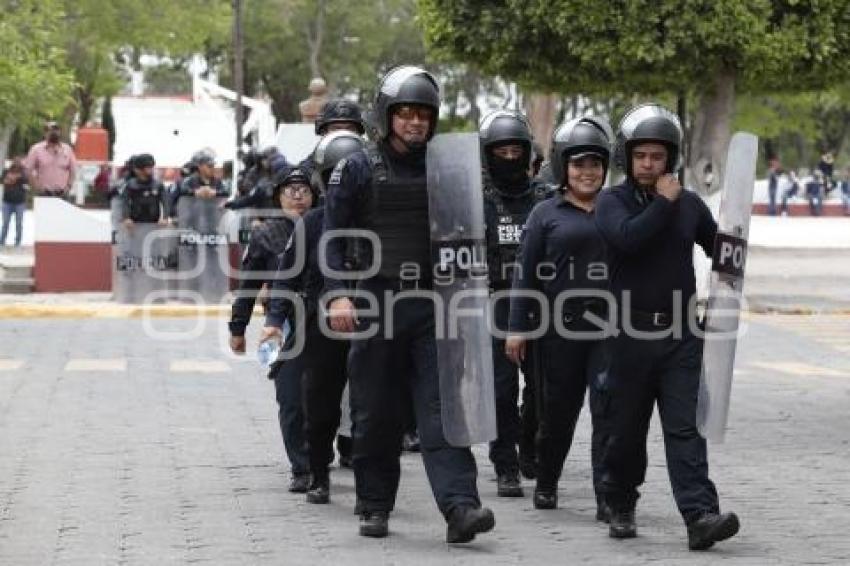 TECALI . PROTESTA