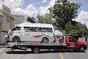 TLAXCALA . ACCIDENTE TRANSPORTE PÚBLICO