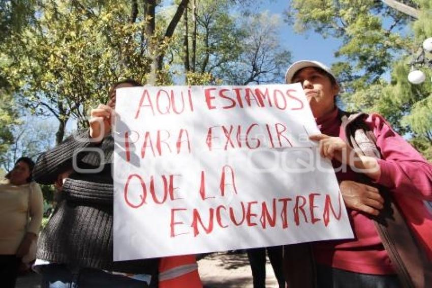 TLAXCALA . MANIFESTACIÓN DESAPARECIDA