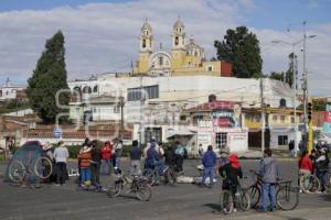 SAN PEDRO CHOLULA . MANIFESTACIÓN 