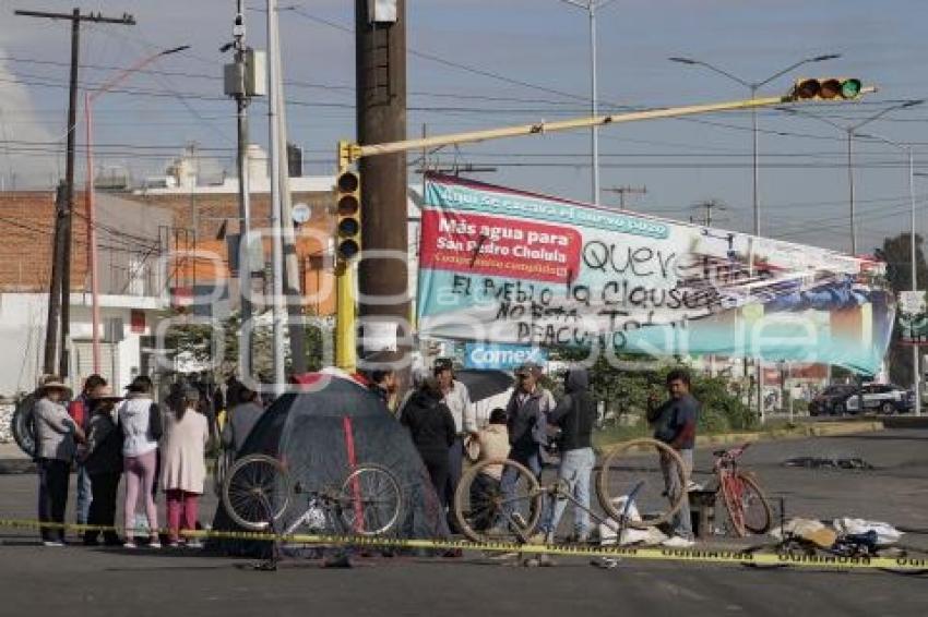 SAN PEDRO CHOLULA . MANIFESTACIÓN