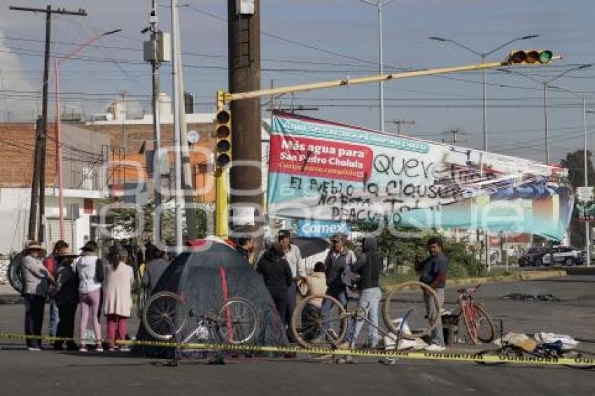 SAN PEDRO CHOLULA . MANIFESTACIÓN 