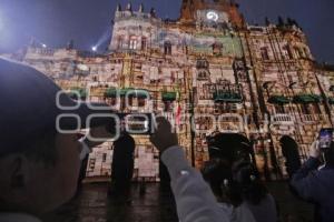 VIDEOMAPPING . PUEBLA CIUDAD DE GUARDIANES