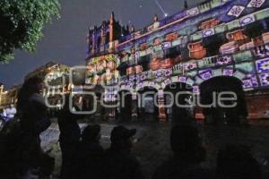 VIDEOMAPPING . PUEBLA CIUDAD DE GUARDIANES