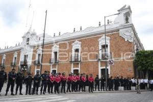 TLAXCALA . MANIFESTACIÓN . AUTOTREN