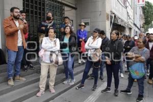 COMERCIANTES DE AMALUCAN . PROTESTA