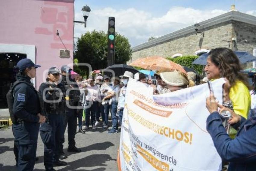 TLAXCALA . MANIFESTACIÓN DOCENTES
