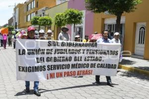 TLAXCALA . MANIFESTACIÓN DOCENTES