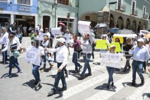 TLAXCALA . MANIFESTACIÓN DOCENTES