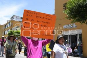 TLAXCALA . MANIFESTACIÓN DOCENTES