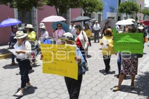 TLAXCALA . MANIFESTACIÓN DOCENTES