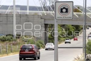 VÍA ATLIXCÁYOTL . CÁMARAS CONTROL VELOCIDAD