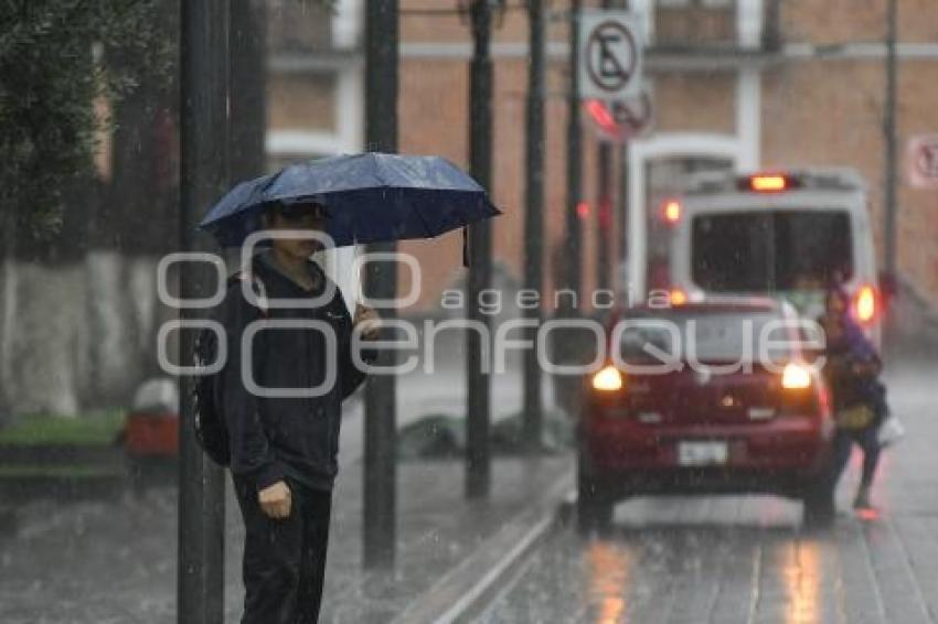 TLAXCALA . LLUVIA