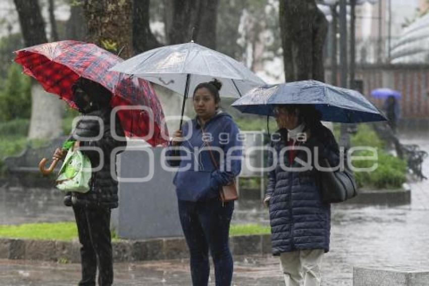 TLAXCALA . LLUVIA