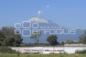 TLAXCALA . VOLCÁN POPOCATÉPETL 