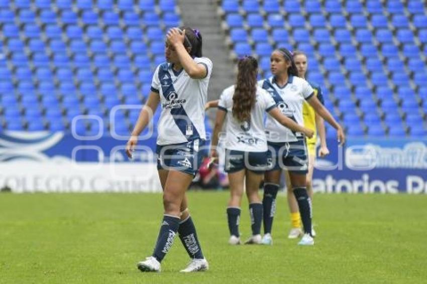 FÚTBOL FEMENIL . PUEBLA VS RAYADAS