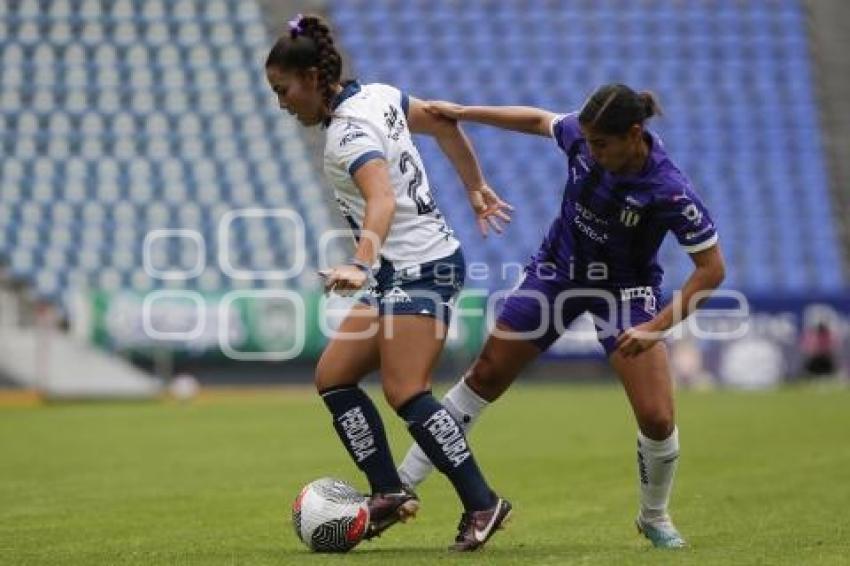 FÚTBOL FEMENIL . PUEBLA VS RAYADAS