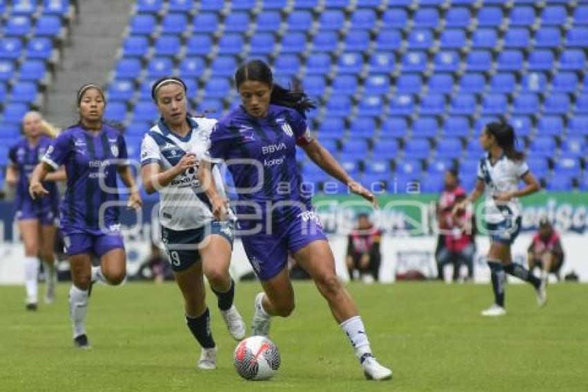 FÚTBOL FEMENIL . PUEBLA VS RAYADAS