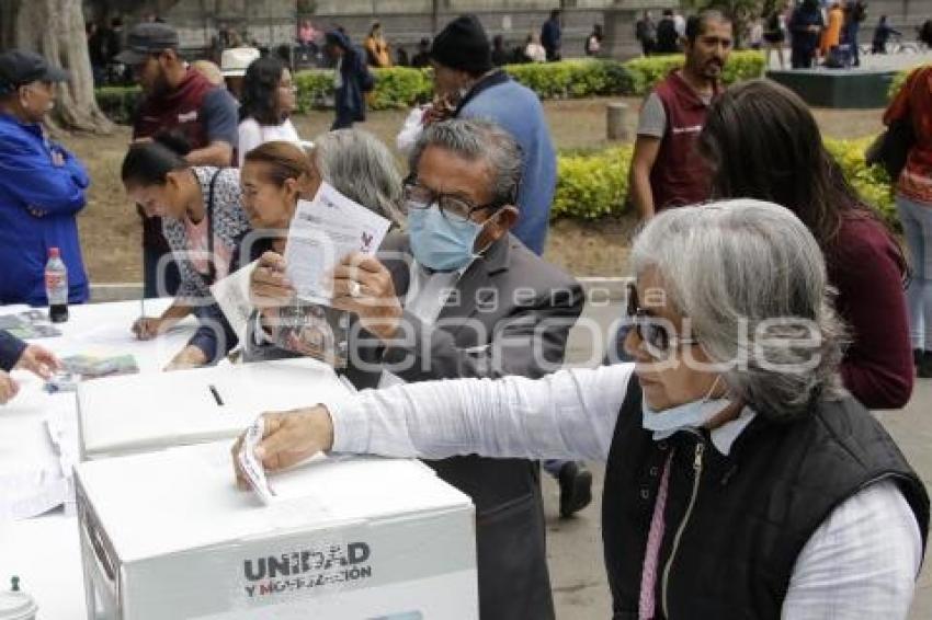 MORENA . CONSULTA PROYECTO NACIÓN