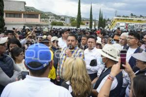 TLAXCALA . MANIFESTACIÓN . CIERRE VIALIDAD