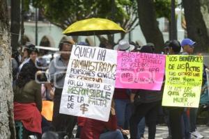 TLAXCALA . MANIFESTACIÓN SINDICATOS