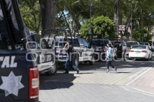 TLAXCALA . DESALOJO MANIFESTANTES