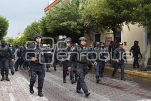 TLAXCALA . MANIFESTACIÓN SINDICATOS