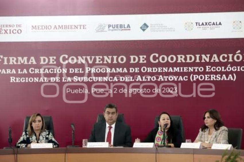 GOBIERNO ESTATAL . FIRMA DE CONVENIO